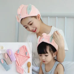 Hair Drying Hat Microfiber Bath Towel Lady Dry Hair Cap Quick Dry Shower Cap Super Absorption Turban Hair Dry Cap Towels