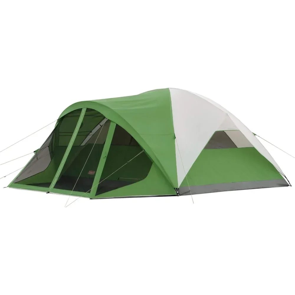 

Shielded camping tent,6/8 person windproof tent,spacious interior,including rain flies, handbag, easy to set up and shield porch