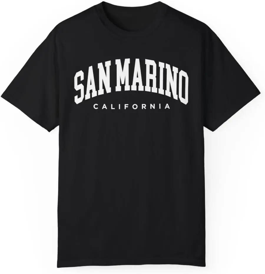 San Marino California Adult Unisex Comfort Colors Short Sleeve T-Shirt