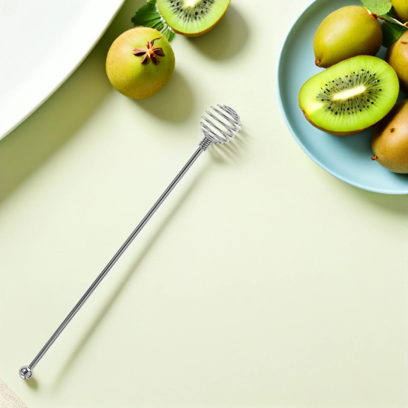 

20pcs Honey Shaped Coffee Stirrer Stainless Steel Hollow Swizzle Stick For Cocktail Drink Mixing Reusable Bar Tool Kitchen Cafe