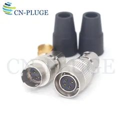 HR10A-7P-4S (73)/HR10A-7J-4P (73) = 4-Pin Connector Cable Docking Plug Industrial Camera = Docking Connector