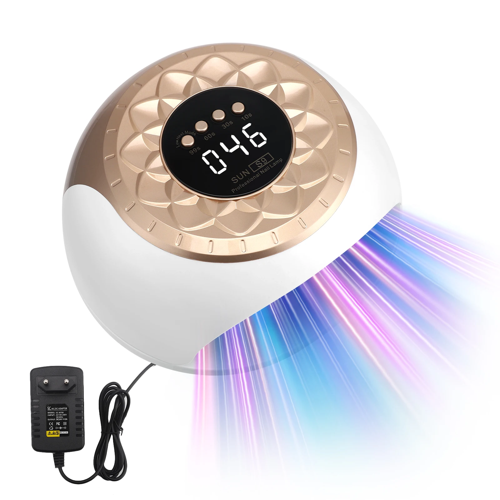 2-In-1 جهاز ليزر الأظافر الفطرية إصلاح سريع تو فطريات الأظافر فطار الأظافر يزيل 57 Led جل البولندية تجفيف مصباح آلة الاتحاد الأوروبي