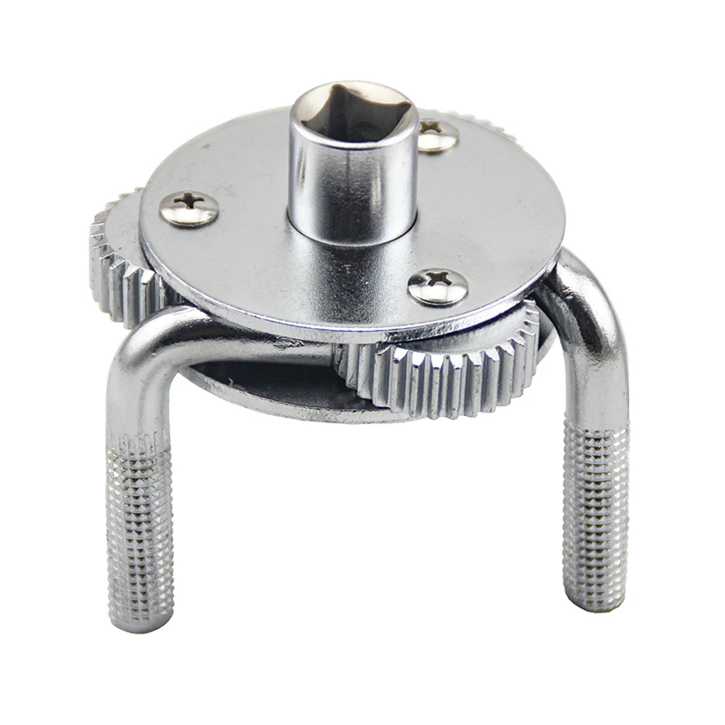 UTMALL Steel 65-130mm Two Way 3 Jaw Oil Filter Wrench Remova Tool 2 Ways Repairing Tool Adjustable Spanner Remover Auto Car Tool