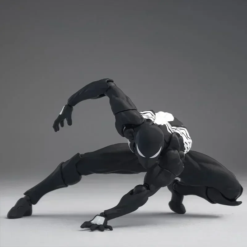 Mess Toys The Black Neighbor Symbiotic Spider-Man Black Venom Suit Joint Actionfiguren Maßgeschneiderte Ornamente Jungengeschenk
