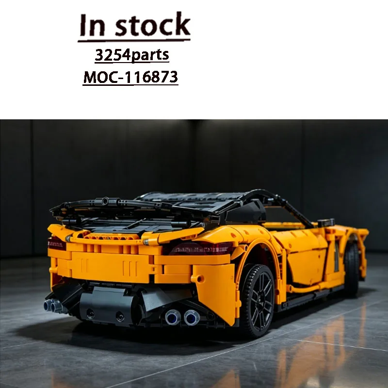 New MOC-116873 Classic Sports Car Static Edition 3254 Toys Assembly Building Blocks Difficult Children's DIY Toys Birthday Gift