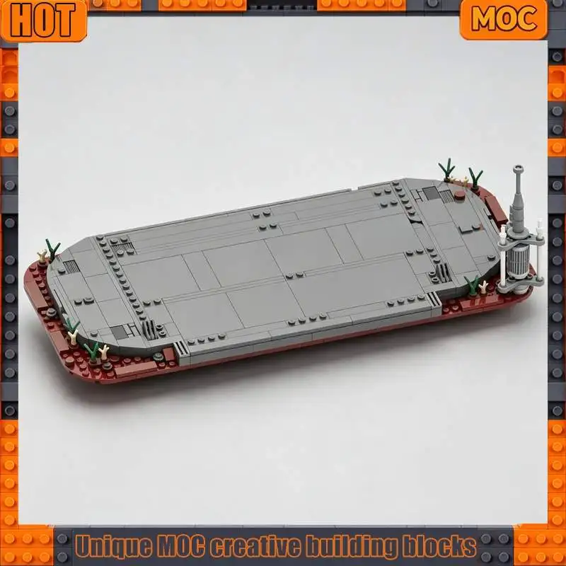 274Parts Space Shuttle Terminal Landing Platform Pad Sci Fi Scenery Model Custom Building Blocks DIY Assembly Display Toy Gift