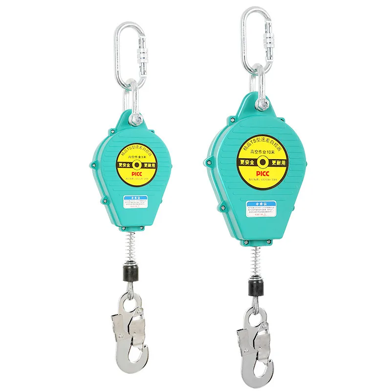 XINDA Retractable Fall Arrester with Alloy Steel & Nylon Wire Rope Webbing 3m-40m for Fall Protection Working Height Fire Escape