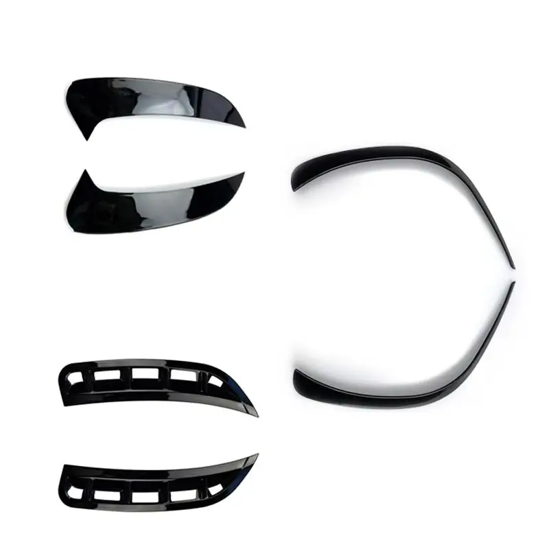 

Для Mercedes Benz GLE V167 W167 GLE450 350 передний задний бампер, спойлер, сплиттер, боковой плавник Canard, вентиляционное отверстие, накладка противотуманной фары