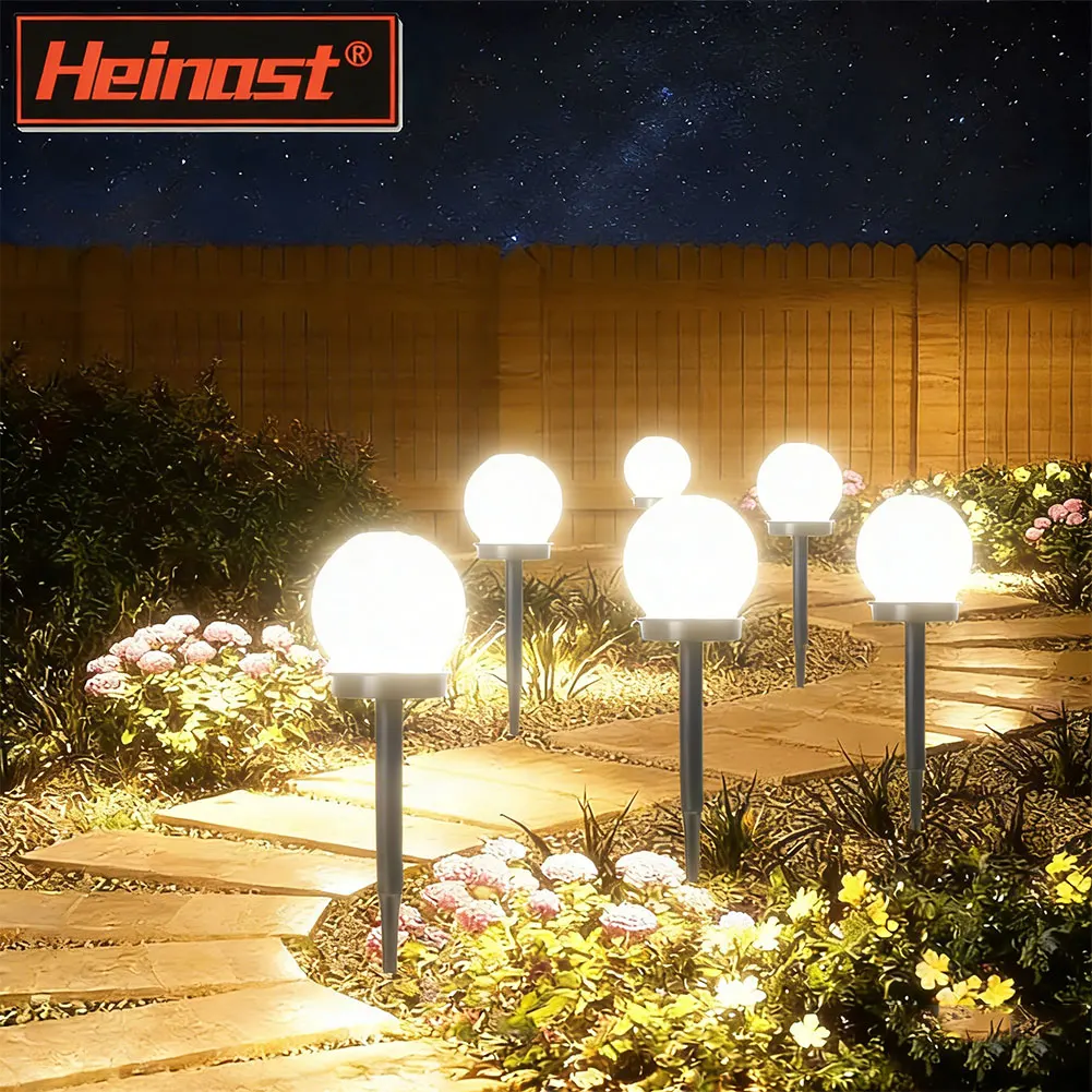 1/3/6/9PC Solar Powered LED Bulb Lamp Energy Light Waterproof Outdoor Garden Light Street Solar Panel Ball Lights Lawn Yard Lamp