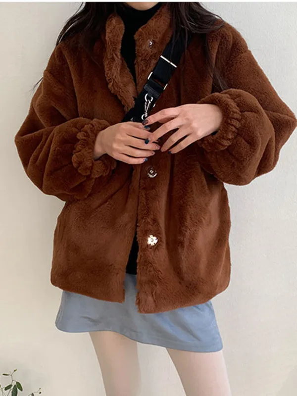 

Корейская теплая верхняя одежда, длинный све, воротник-стойка, свободный женский тюнер, модный зимний топ, Новое поступление, универсальный топ