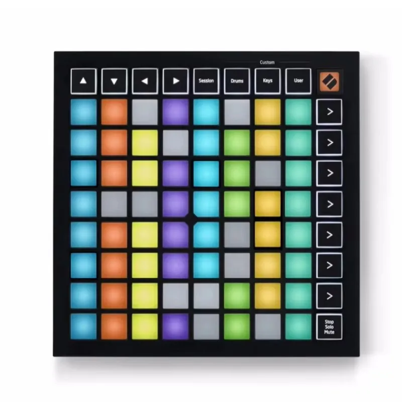 NEW Novation Launchpad portable 64 RGB pad MIDI grid controller Mini MK3 for making and performing tracks with Ableton Live