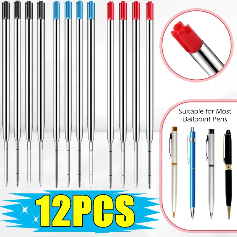 

1PC-12PCS L:3.9 In/99mm Ballpoint Pen G2 Refills for Medium Point blue red Black Ink Rods for Writing Office Stationery Supplies