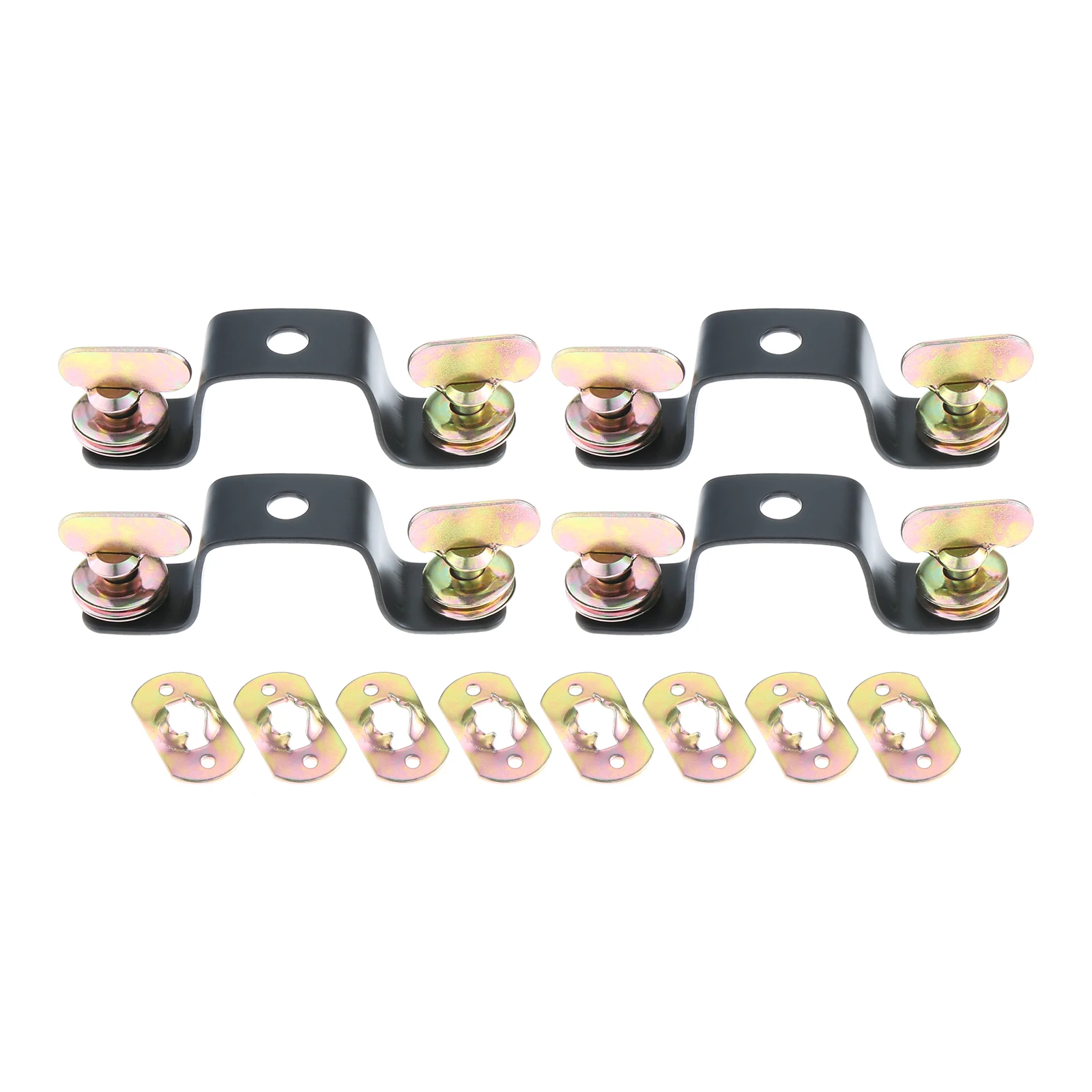 4 Sets Metall Moving Head Licht Brücke Stecker Truss Clamp Haken Bühne Licht Klemmen Halterung Stecker Abstand 10,5 cm Quick Lock