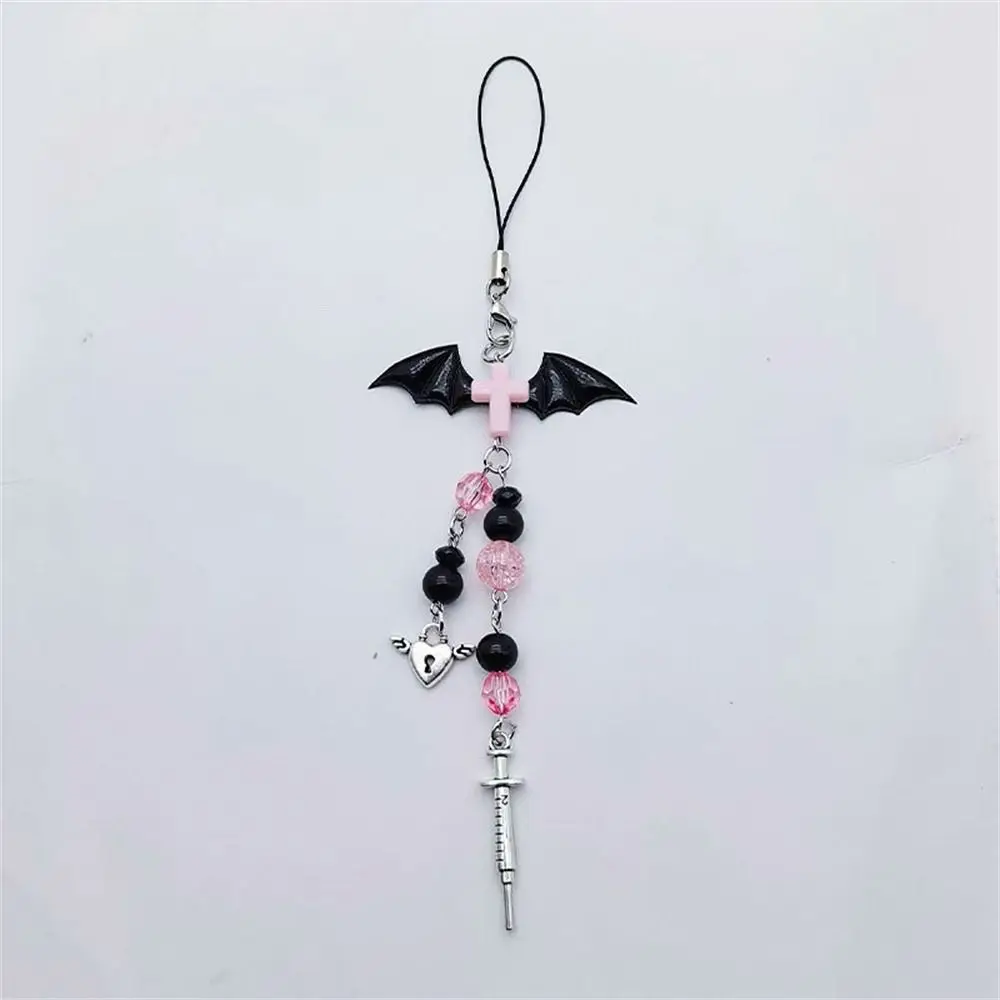 

Handmade Bag Charms Sweet Love Beaded Chain Gool Girl Phone Pendant Mobile Lanyard Mobile Phone Strap Cellphone Strap