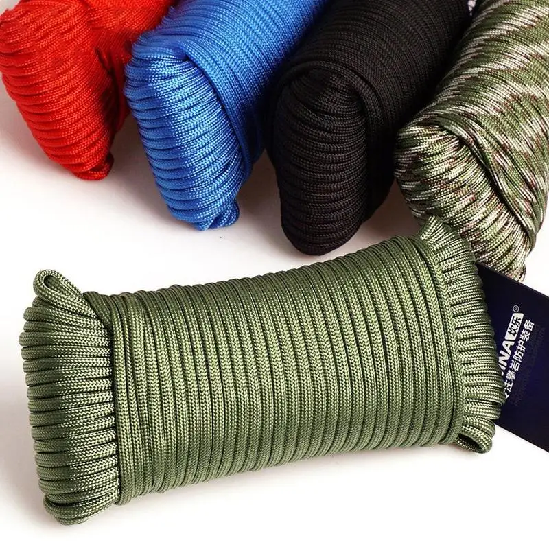 31 meters Kanle military regulation 9-core paracord outdoor climbing rope life-saving rope equipment safety rope S8814