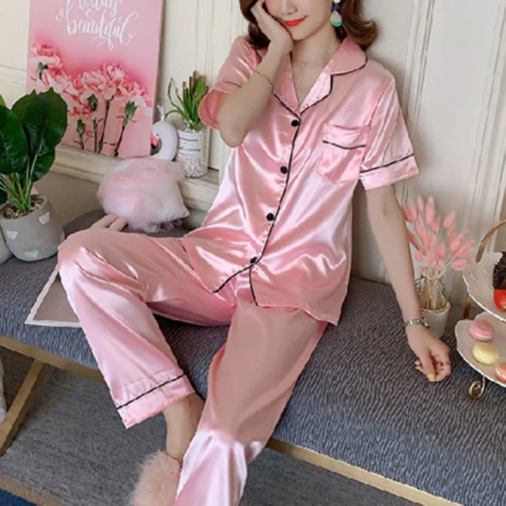 

Womens Casual Tops Pants Pajama Sets Loose Comfortable Home Clothes Flirty Casuals Camis Top And Shorts Sets Loungewear