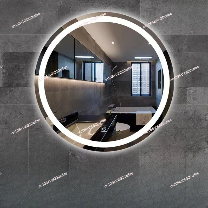 

Best Selling! LED Bathroom Mirror Round - Anti-Fog Smart Mirror with Dimmable Lights (Modern Vanity Mirror for Makeup/Shaving)