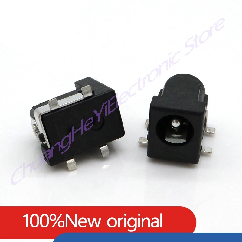 10Pcs/Lot DC-050 SMD DC-005 DC005 5.5*2.1mm/2.5mm DC Power Jack Connector 5.5 x 2.1/5.5 x 2.5 mm Socket DC Female Plug DC050