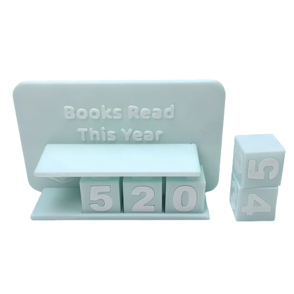 Books Read This Year Counting Ornaments Wear Resist Book Read Tracker Small Book Counter for Teachers Writers Library Lovers