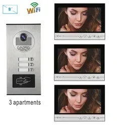 Citofono ต่อ 2 4 6 8 10 12 AppartSystem 7 Pollice Tft Lcd Screen Video Citofono Multi Monitors