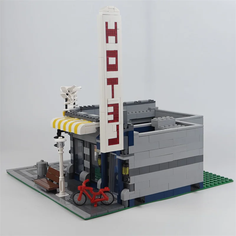 AUF LAGER Kaffeehaus Modell Klassische Street View Architektur Spielzeug Bausteine Hochwertige Ziegel 10182 Weihnachtsgeschenke