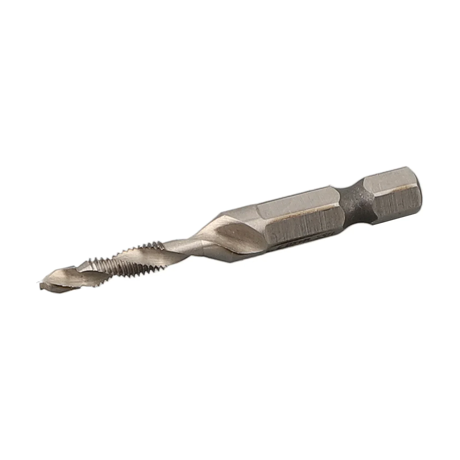 1PC Hex Shank Tap Drill Bit HSS Compound Tap Threaded Bit M3-M10 Screw Machine Straight Shank Metric Plug Hand Tools Accessories