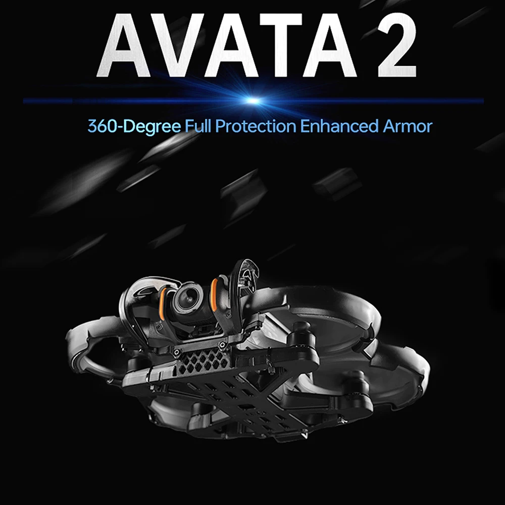 Original 360-Degree Full Protection Bumper for AVATA 2 FPV Spare Parts Propeller Guard Anti-Collision Impact Protectors Guard