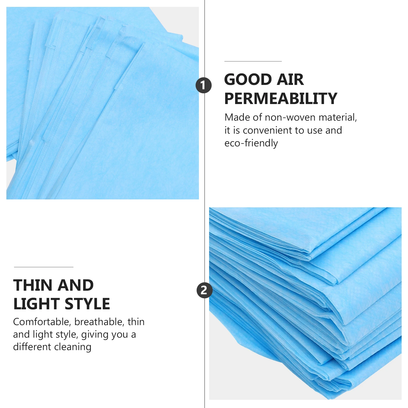 

20 Pcs Disposable Bed Sheets Non-Woven Bedsheet Salon Waterproof Cover Spa Fabric Covers