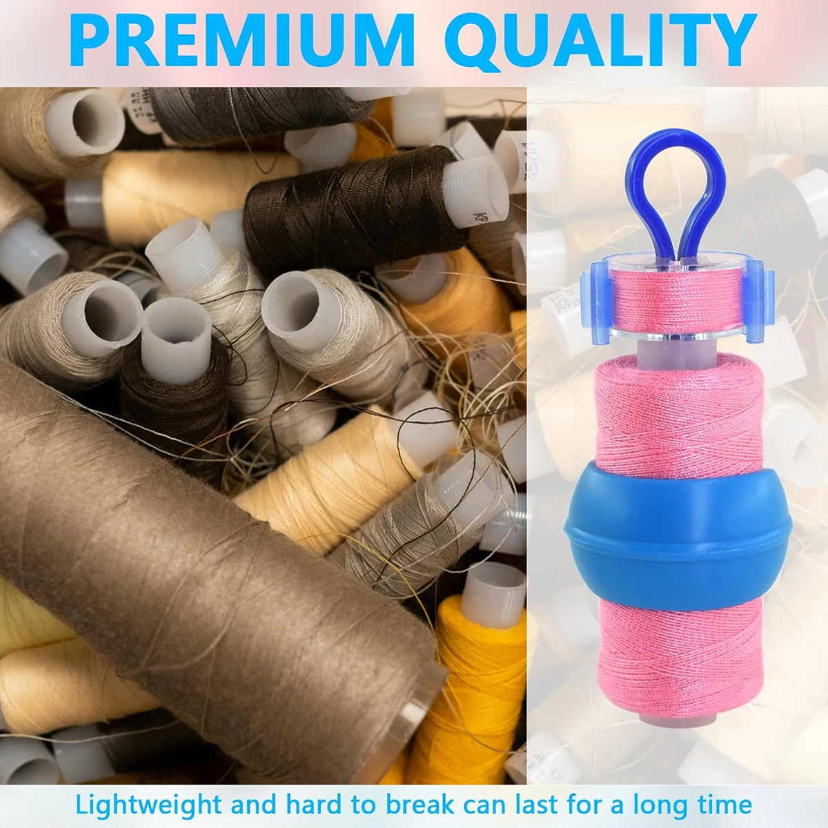 13Pcs Bobbin Thread Buddies Set Sewing Thread Organizing Clips Bobbin Holders Thread Spools Savers for Embroidery Quilting Tools