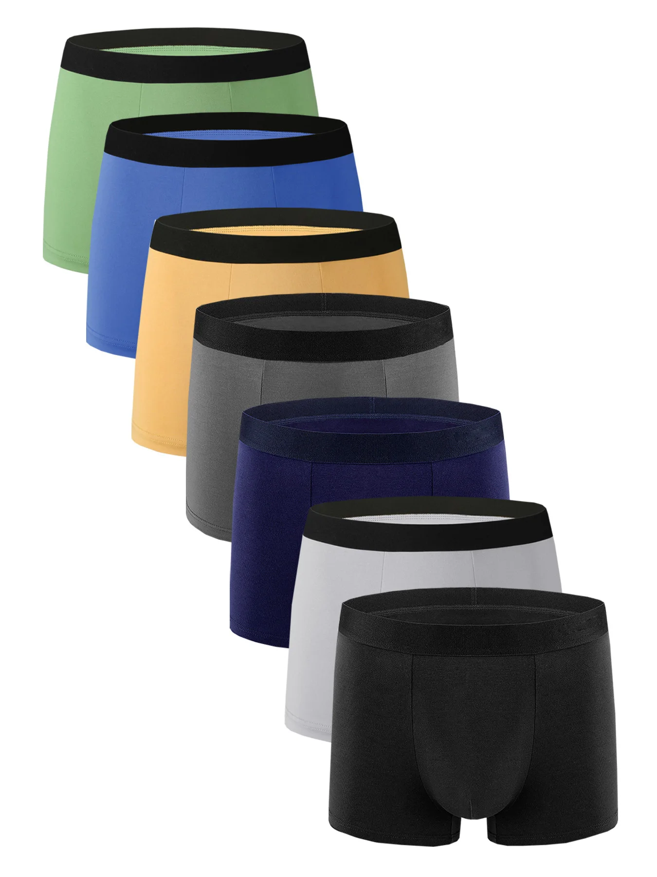 

7PCS seven-color combination men's underwear: Simple, daily, comfortable and breathable men's briefs