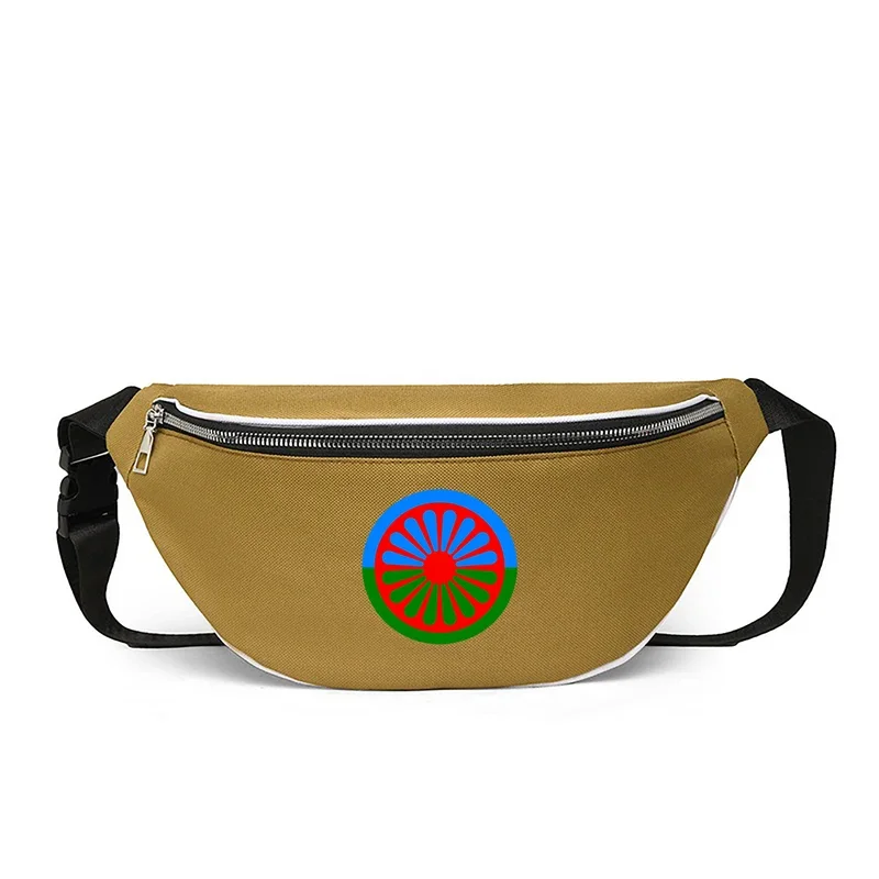 Marsupio Rom Gypsy Of The Romani People Borsa a tracolla da viaggio Borsa a tracolla sportiva casual moda Supporto personalizzato YB-135