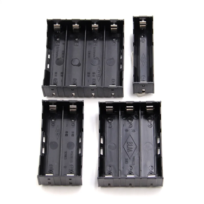 18650 Rechargeable Battery Case Holder Plastic Storage Box For 18650 Battery 3.7V Pole Smart Power Supply Batteries Clip Holder