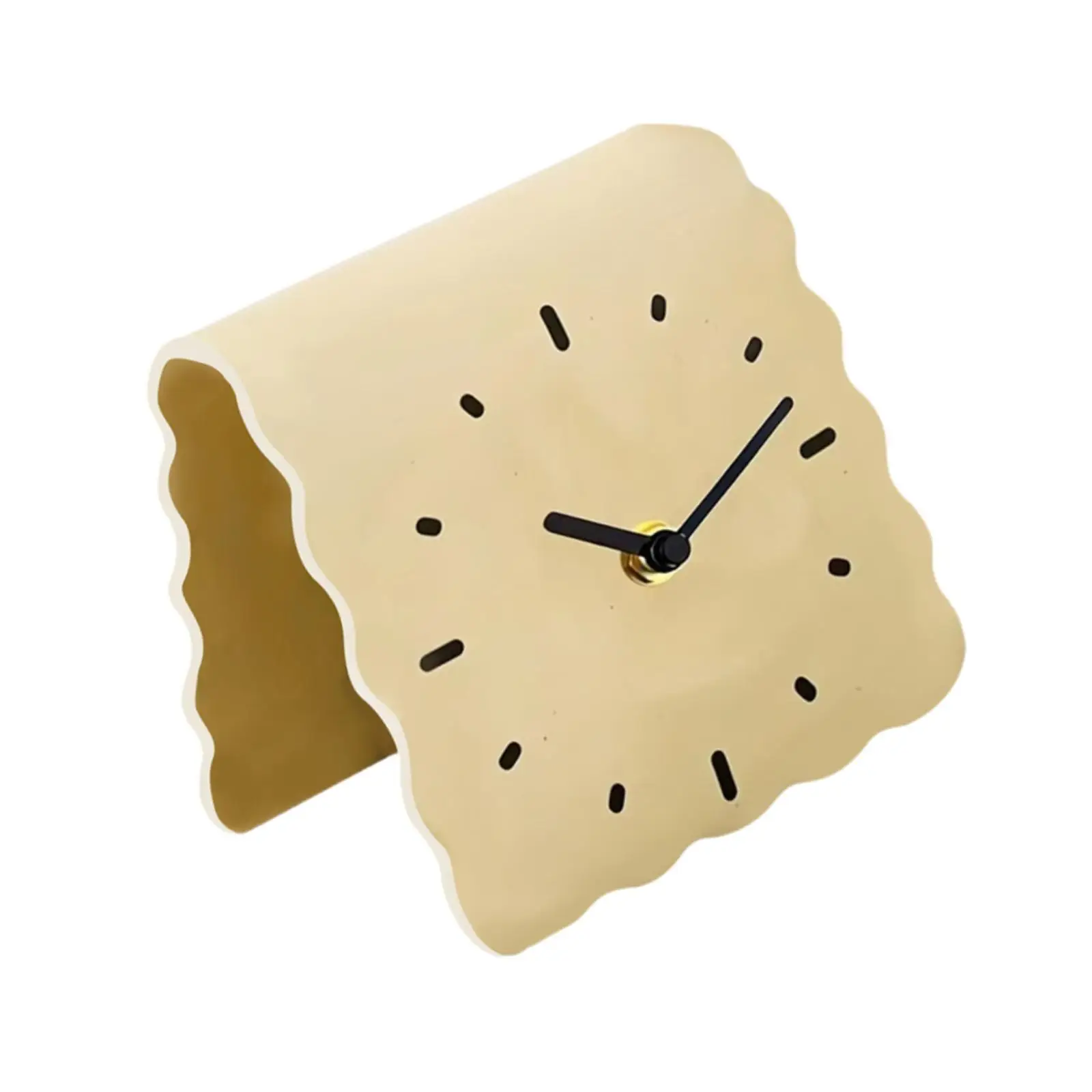 Desk Analog Clock Minimalist Small Simple Desktop Clock Decorative Acrylic for Christmas Mantel Kitchen NightStand Bedroom