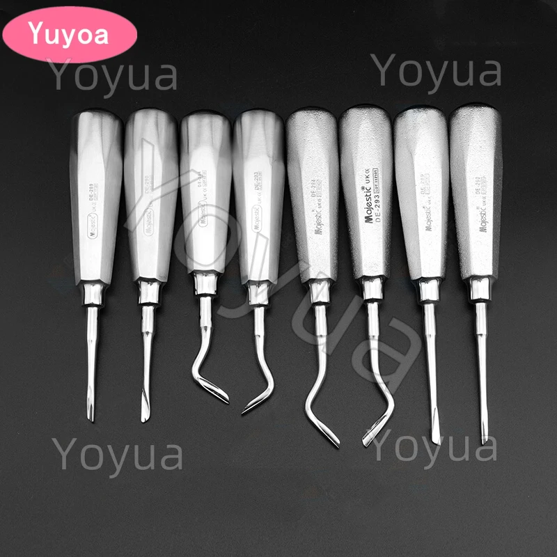 1pc Dental Spiral Tip Elevators Stainless Double-Curved Root Screwdriver Dentist Surgical Instruments Tooth Extraction Tools