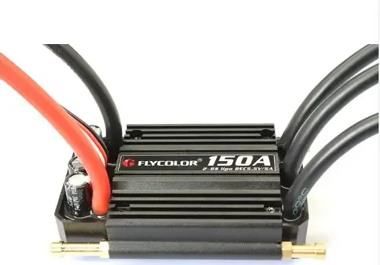 

Flycolor 50A/70A/90A/120A/150A Speed Controller Brushless water-cooling ESC Support 2-6S BEC 5.5V/5A for Model Ship RC Boat