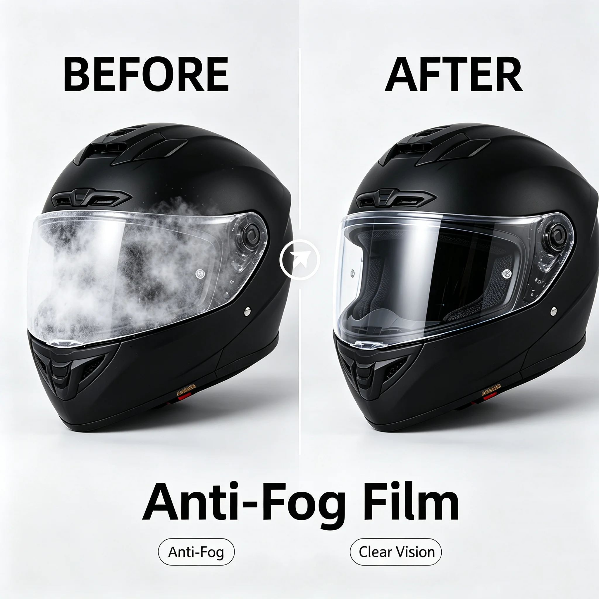 FF901 Anti Fog Film for LS2 FF901，Advant X,Advant X Carbon Motorcycle Helmet visor Anti Fog Insert