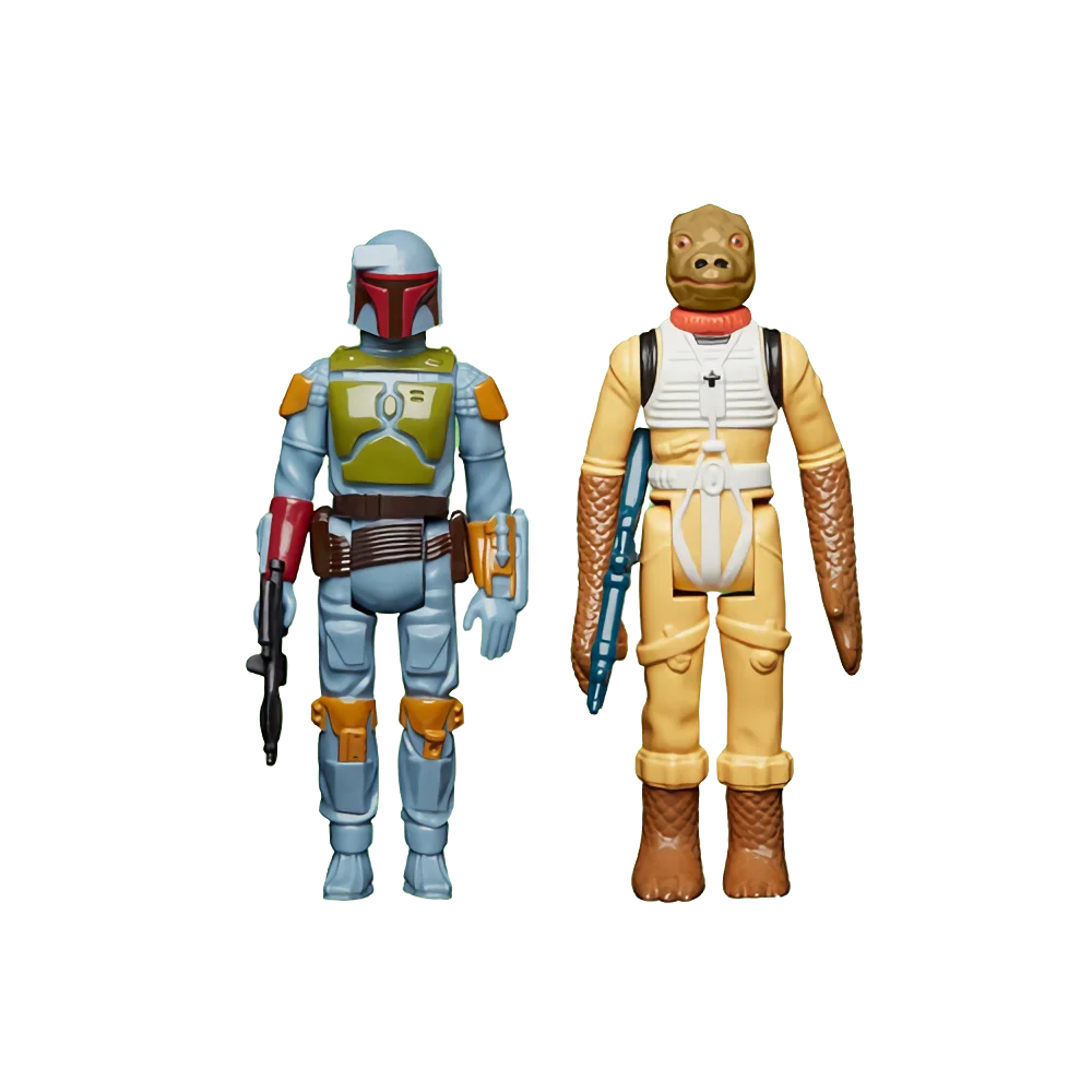 Original Star Wars Qualified Boba Fett Bossk 3.75 Inch Action Figure Toys Statue Model Doll Collectible Ornaments Kids Gifts