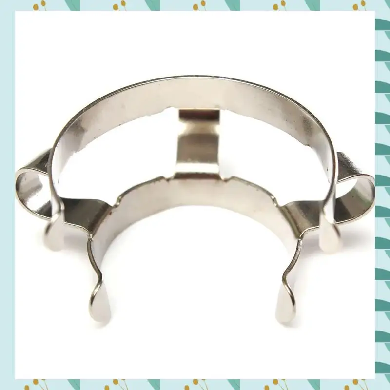 A71P 8Pcs 24 Stainless Steel Clip Keck Clamp For 24/29 24/40 Glass Ground Joint