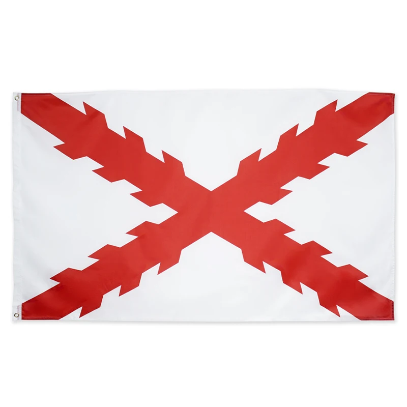 90X150cm Burgundy Cross Flag  Polyester Double Side Printed Waterproof World War II German Banner