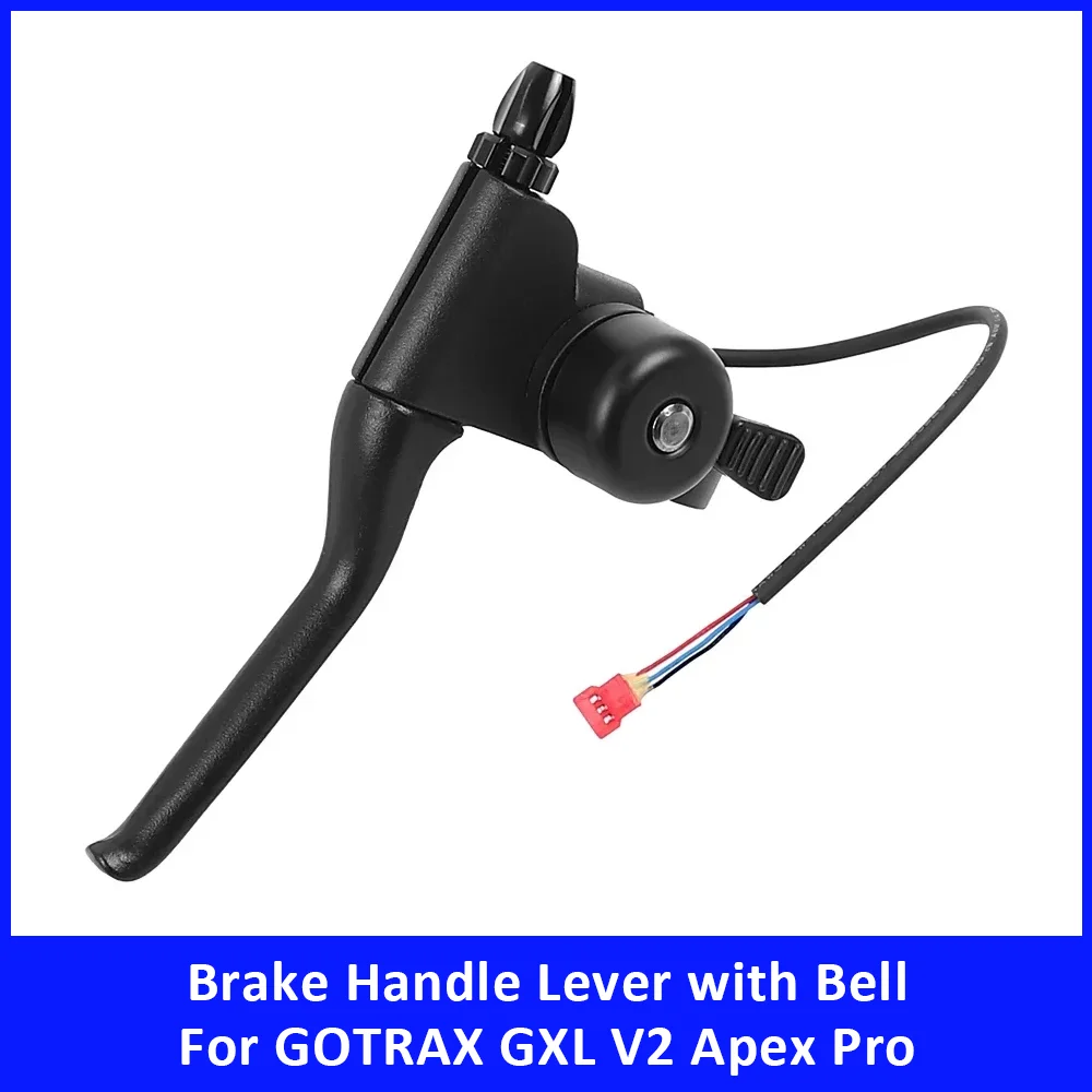 

Левый тормозной рычаг электрического скутера с колокольчиком для GOTRAX GXL V2 Kickscooter Apex Pro XL Rival XR Elite, запчасти, аксессуары