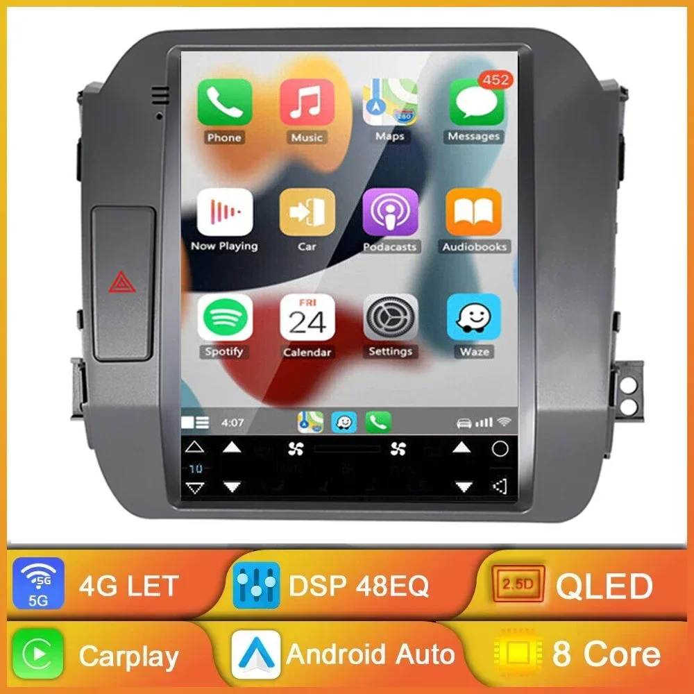 

9.7" Android 14.0 DSP Carplay Car Radio For KIA Sportage 3 2010-2012 2013 2015 2016 2din Multimedia Video Player For Tesla style