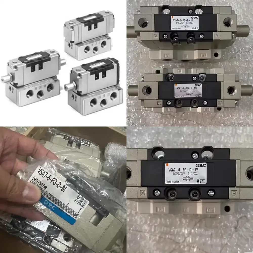 

SMC Original Air Operated Valve VSA7-6-FG-D-1M Pneumatic Control Solenoid Valve,Five-way Solenoid Valve
