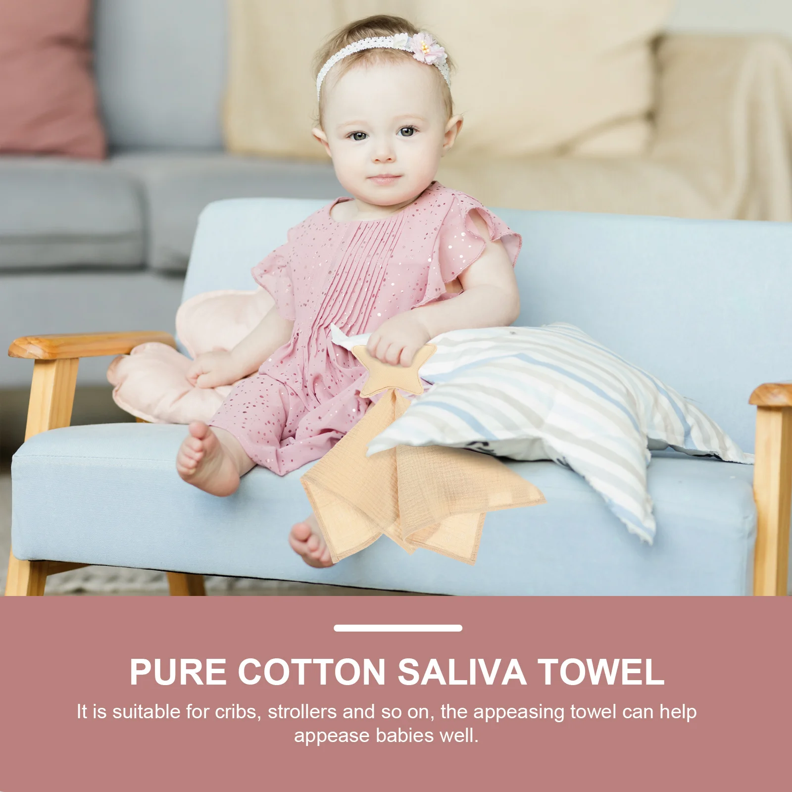 Baby Snuggle Deken Baby Troostende Handdoek Geur Veilig Moeilijk te scheuren Ontwerp voor pasgeborenen Rustgevende slaapgenoot