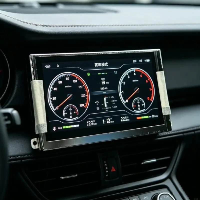 Multifunction Automotive Dashboard Display Monitor Real Time Vehicle Data Tracking LQ050T5DG02 LQ050T5DG01