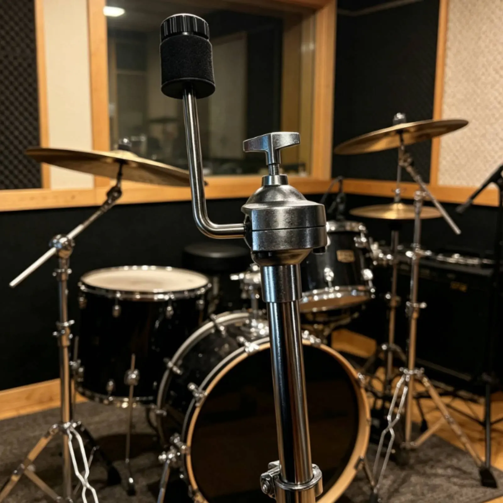 2 Pieces Cymbal Attachment Mount Stable Support Drum Cymbal Arm Drum Mounting Rod Easy to Install Music Accessory for Studio