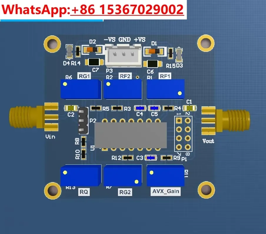 UAF42 High pass Low pass Bandpass Filter Frequency Gain Q-value Adjustable Filtering Universal Filter