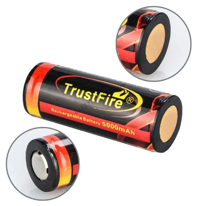 

3.7v Rechargeable Battery 5000mAh 3.7V Power batteries for Flashlight Torch R9CB