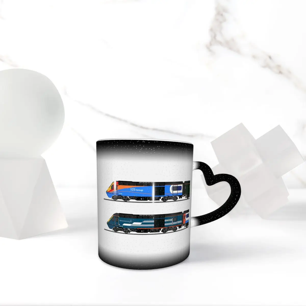Class 43 HST Intercity 125 Trains Mug Funny Ceramic Coffee Cups Tea Mugs Milk Cup Drinkware Gifts for Friends