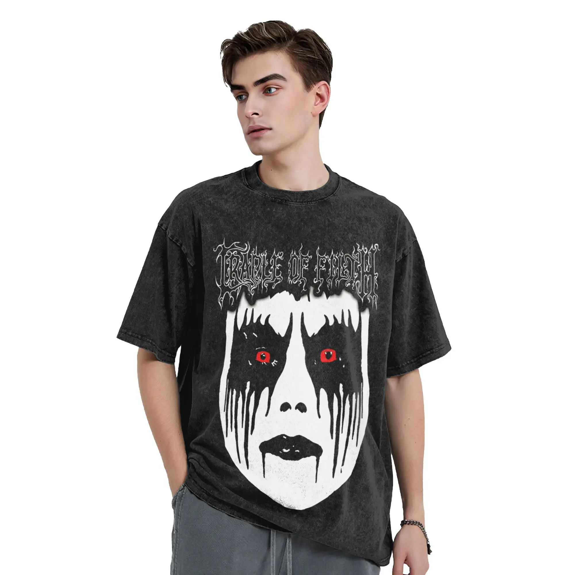 Cradle of Filth - Danny Filth T-Shirts Men  Funny Pure Cotton Tee Shirt O Neck Short Sleeve T Shirt Party Tops