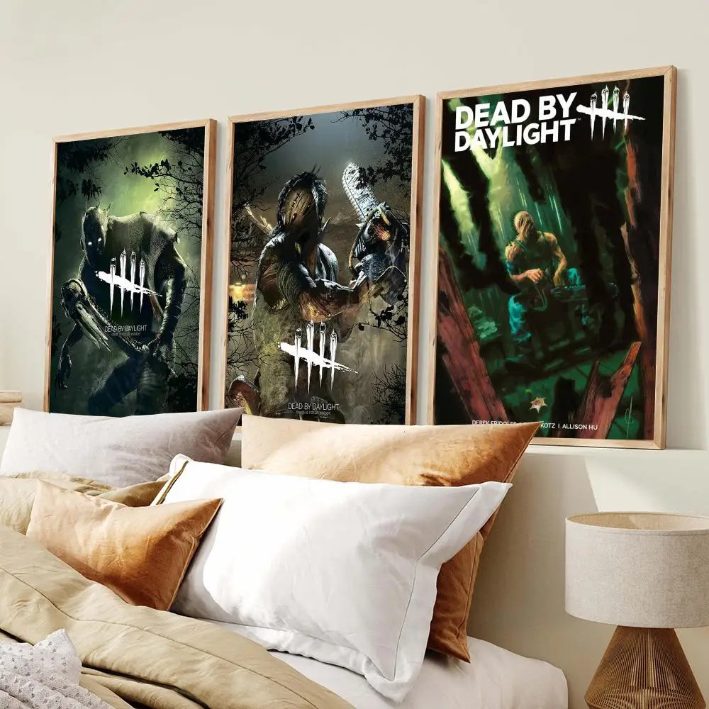 Game D-Dead by D-Daylight Poster PP Wall Decor Posters Celebrity Art Prints Aesthetic Wall Art Bedroom Office Home Gift